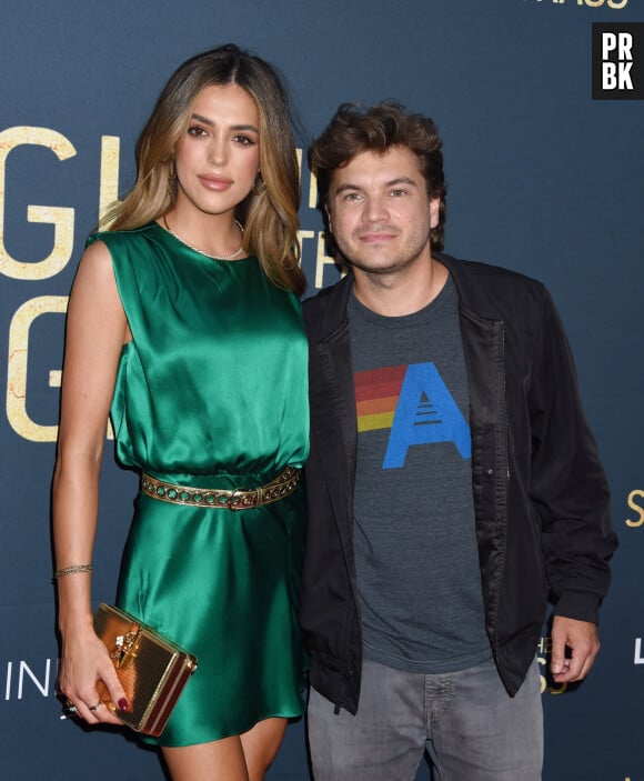 Sistine Stallone et Emile Hirsch à la première du film "Midnight in the Switchgrass" à Los Angeles, le 19 juillet 2021.