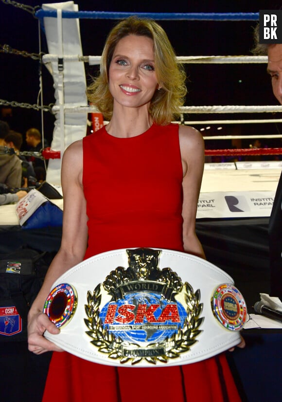 Sylvie Tellier - Y.Lidon, légende du kickboxing, a battu sur décision partagée C.Benzaquen au terme d’un combat acharné de cinq rounds au Grand Palais Éphémère le 9 février 2024. © Veeren / Bestimage