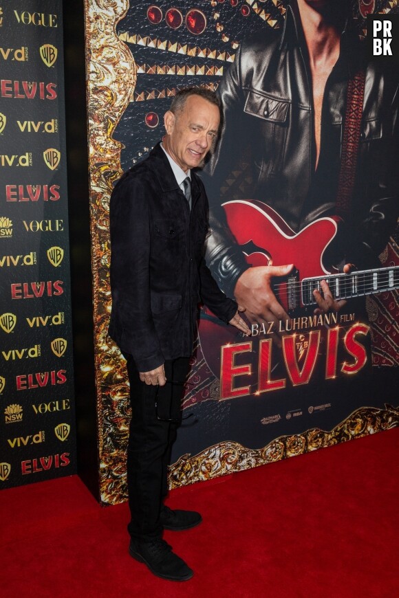 Tom Hanks - Les célébrités à la première du biopic "Elvis" à Sydney, le 5 juin 2022.