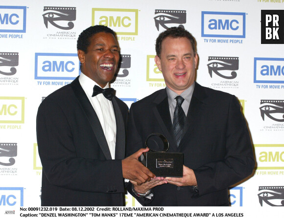 Denzel Washington et Tom Hanks aux 17e American Cinematheque Awards à Los Angeles