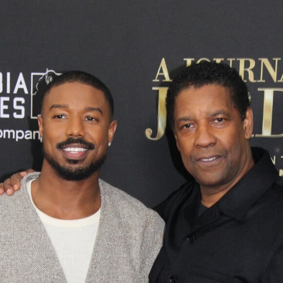 Michael B. Jordan et Denzel Washington - Première du film "A Journal For Jordan" au AMC Lincoln Square à New York. Le 9 décembre 2021