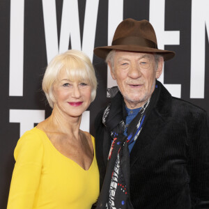 Dame Helen Mirren et Sir Ian McKellen à la première du film "The Good Liar" à New York, le 6 novembre 2019.