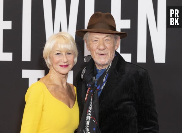 Dame Helen Mirren et Sir Ian McKellen à la première du film "The Good Liar" à New York, le 6 novembre 2019.