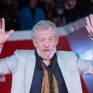 Ian McKellen à la première de "Playing the part" lors du 12ème Festival du Film de Rome à l'Auditorium Parco Della Musica, le 1er novembre 2017.