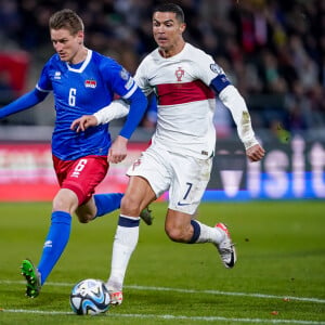 Cristiano Ronaldo contre le Liechtenstein.