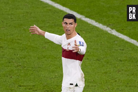 Cristiano Ronaldo après la défaite face au Maroc (1-0) en quarts de finale de la Coupe du Monde 2022.