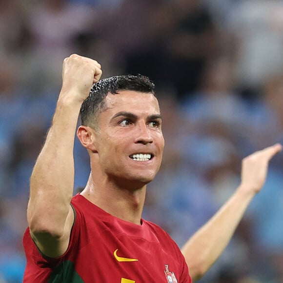 Cristiano Ronaldo - Match "Portugal - Uruguay (2-0)" lors de la Coupe du Monde 2022 au Qatar, le 28 novembre 2022. © Seshadri Sukumar/Zuma Press/Bestimage