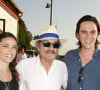 Capucine Anav, Gérard Hernandez, Alain-Fabien Delon - 7ème édition du Trophée de la Pétanque Gastronomique au Paris Yacht Marina à Paris le 27 juin 2019. © Christophe Aubert via Bestimage