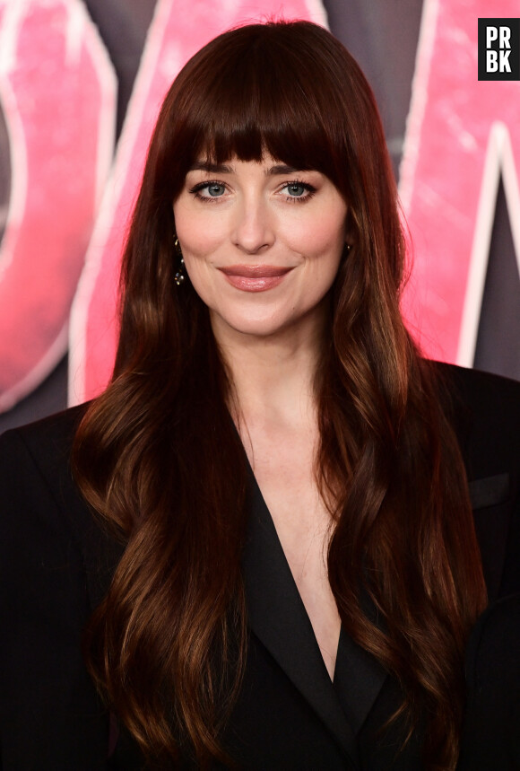 31 janvier 2024. L'appel photo pour le nouveau film Madame Web, qui s'est tenu à l'hôtel Claridge's, Londres. Ici : Dakota Johnson