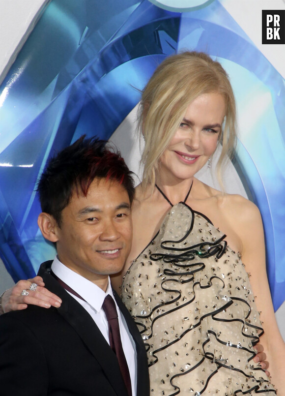 James Wan, Nicole Kidman à la première du film "Aquaman" au TCL Chinese Theater à Hollywood le 12 décembre 2018.