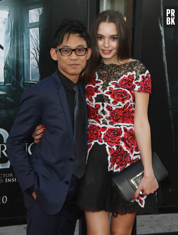 James Wan et Ingrid Bisu à la première de 'The Conjuring 2' au théâtre TCL Chinese à Hollywood, le 7 juin 2016 