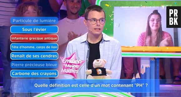 Les 12 Coups de Midi : Emilien repère une erreur dans une questions