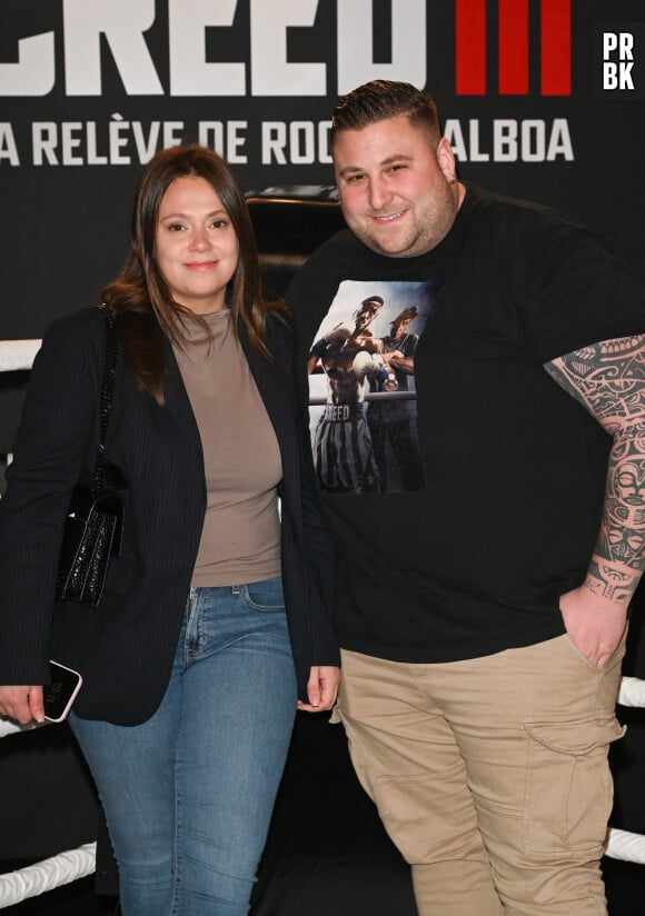 Nico et Daniella Capone - Première du film "Creed III" au cinéma Le Grand Rex à Paris. © Coadic Guirec/Bestimage