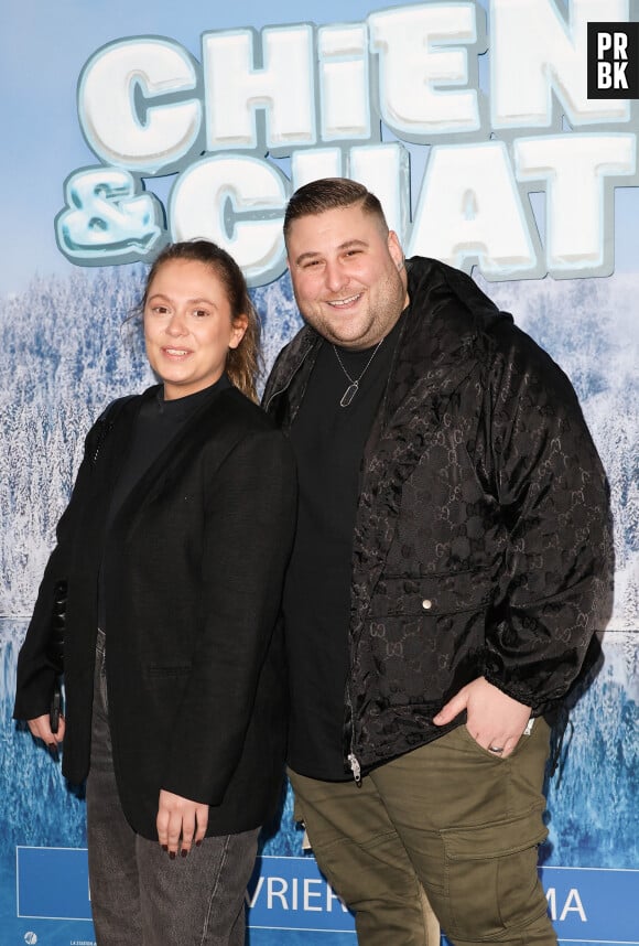 Daniela Pinto et Nicolas Scuderi - Avant-première du film "Chien et chat" à l'UGC Normandie à Paris. © Coadic Guirec/Bestimage