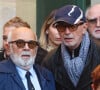 Thierry Lhermitte, Gérard Jugnot - Sortie des Obsèques de Michel Blanc en l'église Saint-Eustache à Paris, le 10 octobre 2024. © Moreau / Jacovides / Bestimage
Cause de la disparition de Michel Blanc : le comédien aurait fait une réaction allergique lors d'un examen médical le 3 octobre 2024, mais pas en raison d'un produit injecté pour les besoins de son échographie. C'est un antibiotique administré en cas de problème rénale qui aurait provoqué la réaction, se transformant en oedème de Quincke