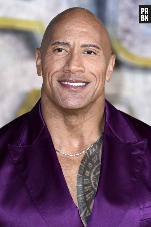 Dwayne "The Rock" Johnson à la première du film "Black Adam" à Londres. 