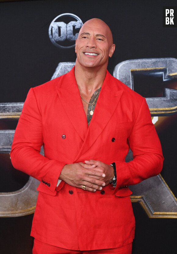 Dwayne (The Rock) Johnson à la première du film "Black Adam" à New York. 