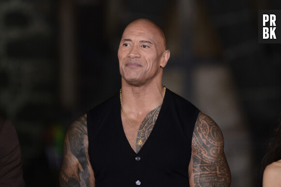 Dwayne Johnson (The Rock) à la première du film "Black Adam" au Diego Rivera Museum à Mexico.