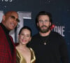 Dwayne Johnson, Lucy Liu et Chris Evans - Première du film "Red One" à New York.