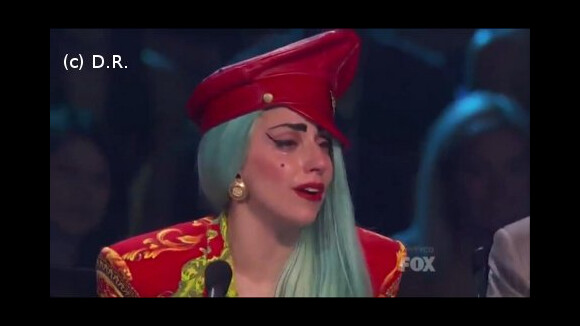 Lady Gaga en pleurs devant des danseurs ... une première à la télévision (VIDEO)