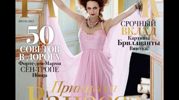 PHOTO - Vanessa Paradis : Elle fait la une du magazine Russe Tatler