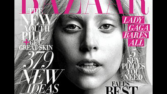 PHOTO - Lady Gaga au naturel : Exit le maquillage en couv' de Harper's Bazaar