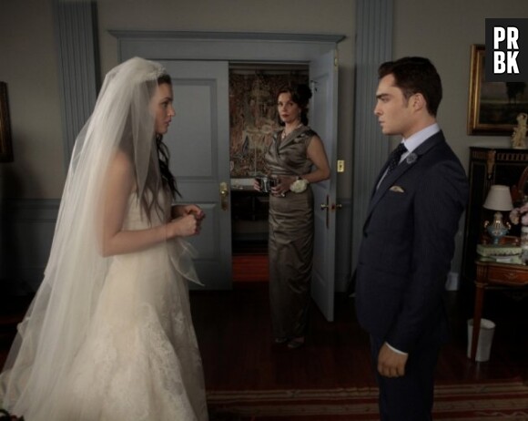 Gossip Girl saison 5 - Discussion intense en Blair et Chuck