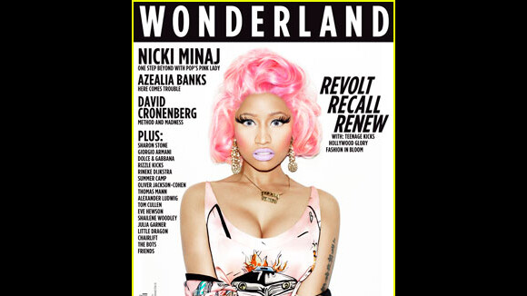 Nicki Minaj : Reine des barbies pour la couv' de Wonderland (PHOTO)