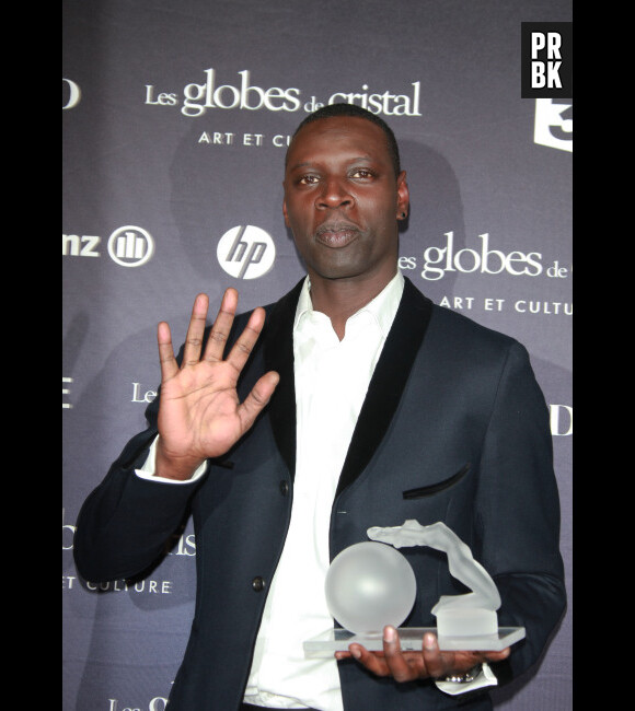 Omar Sy a reçu le Prix du Meilleur acteur aux Globes de Cristal 2012