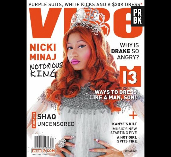 Nicki Minaj en couverture de Vibe Magazine