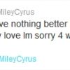 Miley répond à la personne qui l'insulte sur Twitter