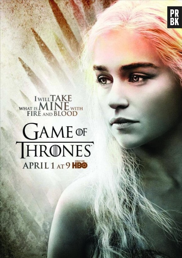 Daenerys Targaryen sur un nouveau poster de Game of Thrones