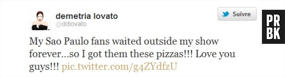 Demi Lovato toujours là pour ses fans