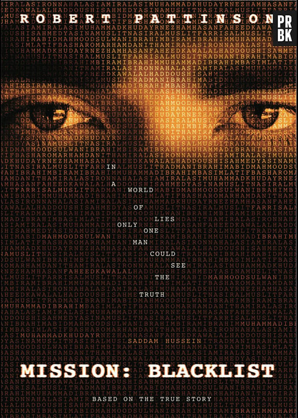 L'affiche de Mission : Blacklist, le prochain film de Robert Pattinson