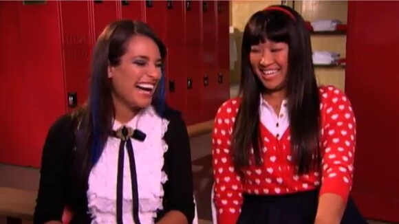 Glee saison 3 : gros fous rires dans les coulisses pour l'échange de corps (VIDEO)