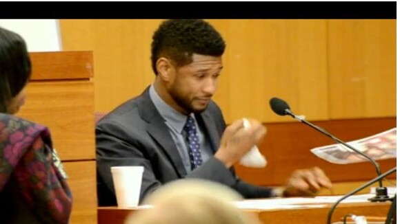 Usher : un papa en larmes au tribunal (VIDEO)