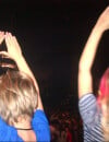 Les enfants de Gwyneth Paltrow lors du concert de Jay-Z et Kanye West à Londres
