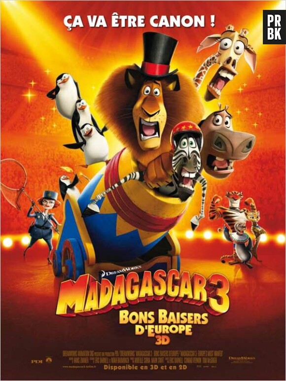Madagascar 3 numéro 1 du box-office US