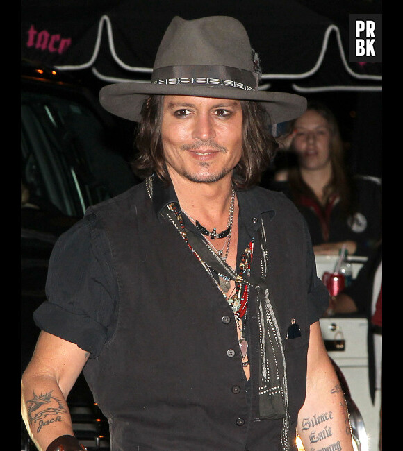Johnny Depp a le sourire !
