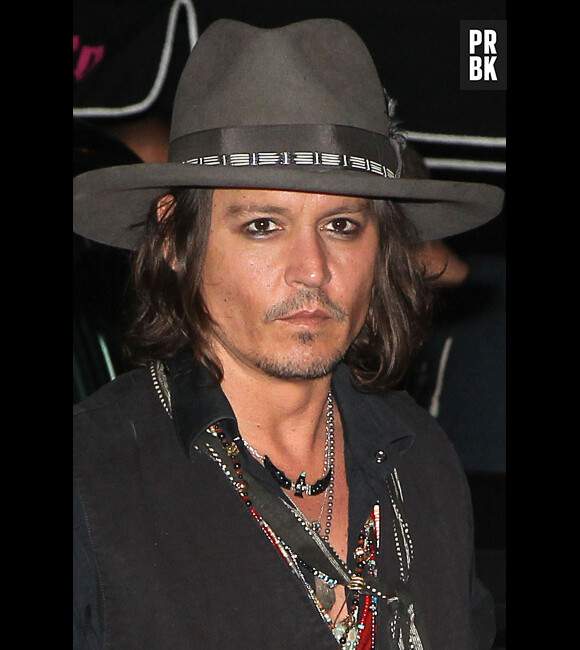 Johnny Depp semblait quand même un peu fatigué