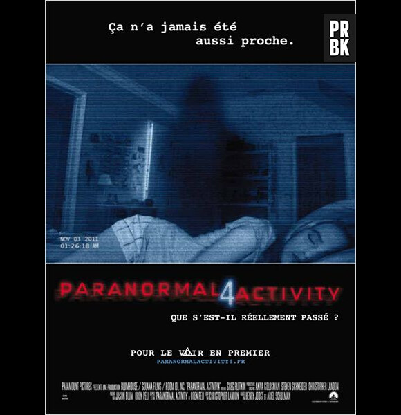 Paranormal Activity 4 toujous dans le top 5 !