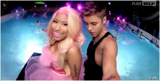 Justin Bieber se frotte à Nicki Minaj dans le clip de Beauty and A Beat