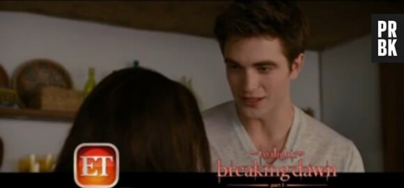 Edward est heureux de sa nuit dans Twilight 4
