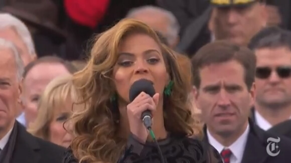 Beyoncé en playback sur son hymne émouvant pour Obama ?