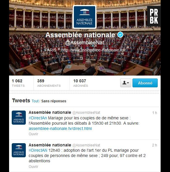 Le gouvernement l'a annoncé sur le compte Twitter de l'Assemblée Nationale.