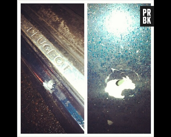 La Fouine a posté une photo des impacts de balles