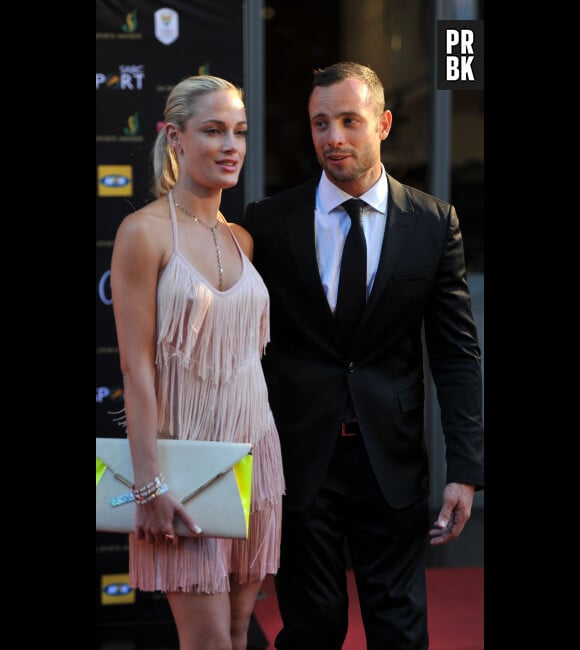 Oscar Pistorius et sa petite amie Reeva Steenkamp, en novembre dernier. L'athlète paralympique aurait tué sa petite amie après l'avoir prise pour un cambrioleur.