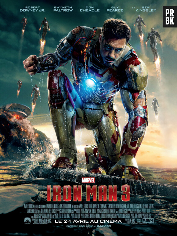 Tony Stark s'affiche pour Iron Man 3