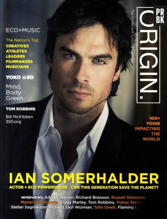 Ian Somerhalder adore le magazine Origin