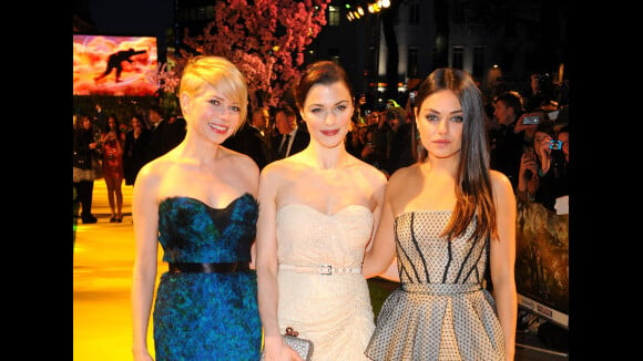 Mila Kunis, Michelle Williams, Rachel Weisz : trio glamour pour l'avant-première d'Oz